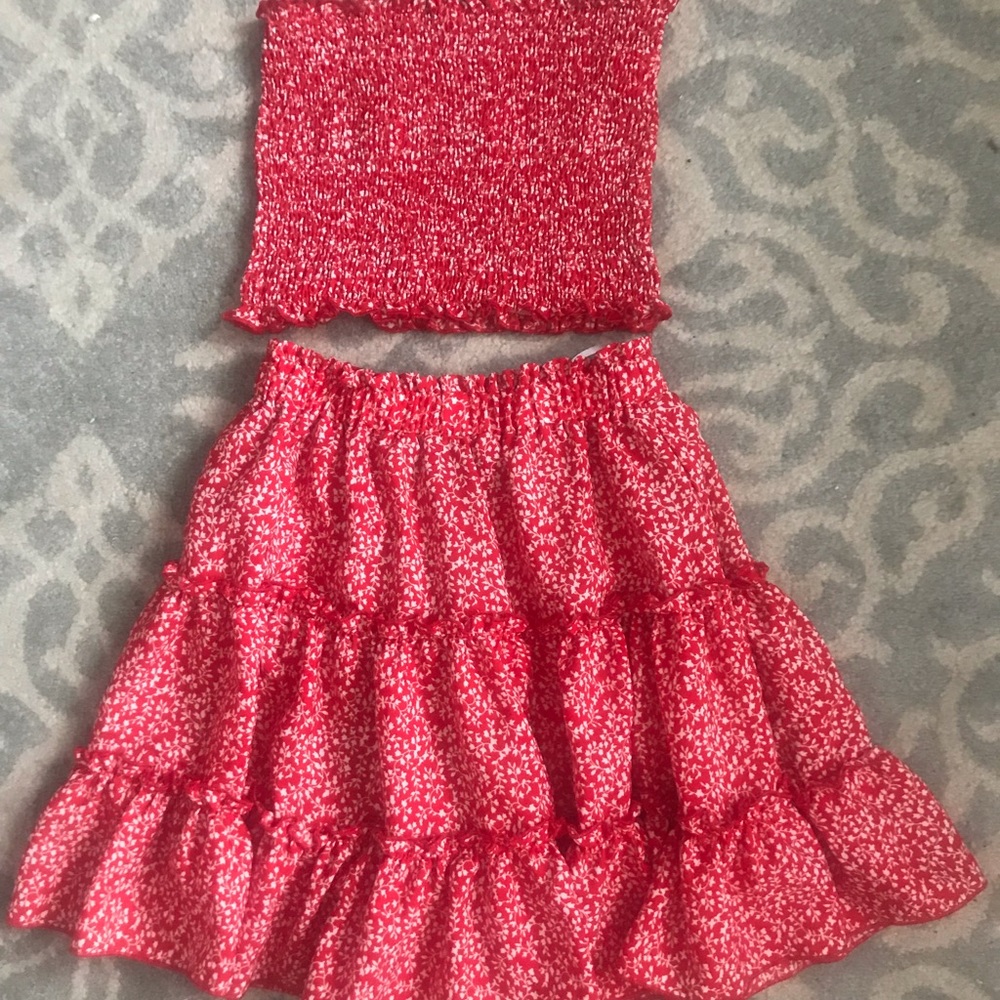 Skirt and Top two piece set.